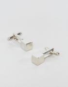 Simon Carter West End Cube Cufflink In Silver - Silver
