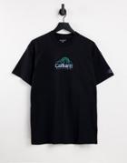 Carhartt Wip Geo Script Embroidered T-shirt In Black