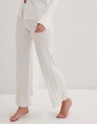 4th & Reckless Knitted Wide Leg Pant In White