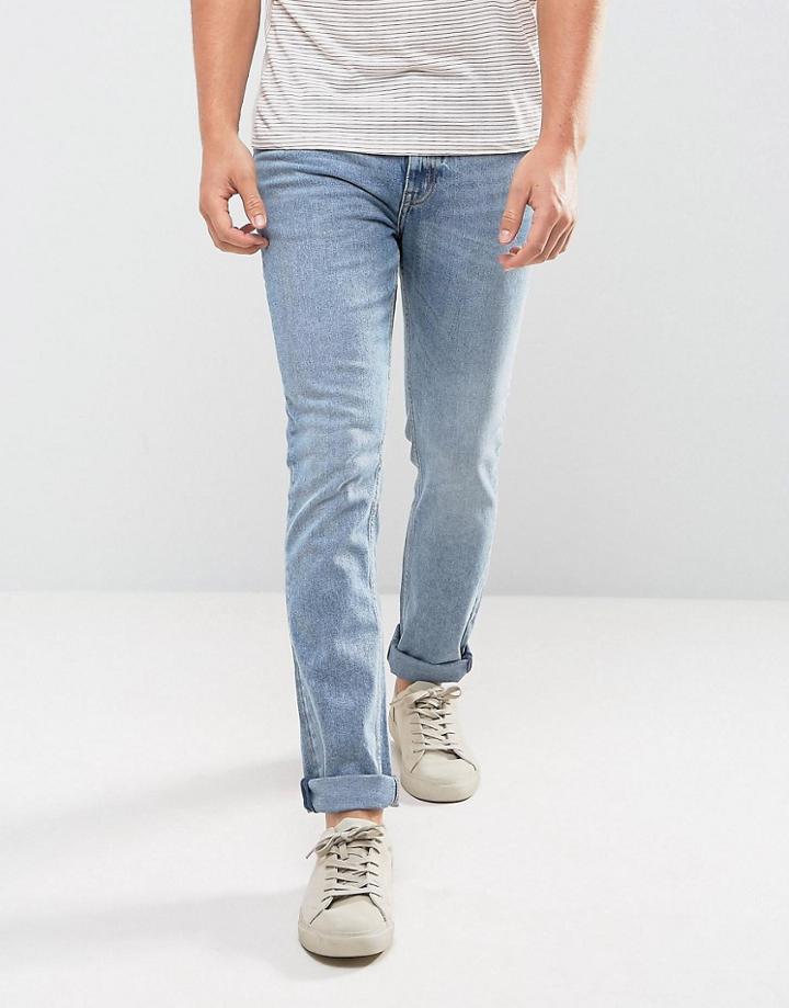 Cheap Monday Sonic Slim Jeans Coin Blue - Blue