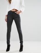 Lee Scarlett Coated High Rise Skinny Jeans - Black