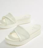 Matt & Nat Flatform Sliders - White