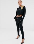 The Couture Club Tapered Jogger In Black - Black