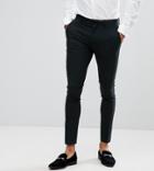 Only & Sons Skinny Suit Pants In Mini Houndstooth - Green