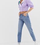 Reclaimed Vintage The '89 Slim Tapered Leg Jean In Vintage Mid Stone Wash-blue