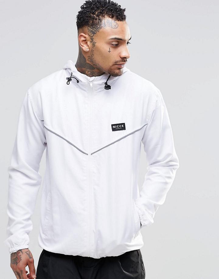 Nicce London Hooded Jacket - White