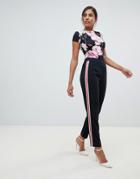 Ted Baker Madlyne Pants With Floral Detailing-multi