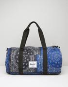 Herschel Supply Co Sutton Barrel Bag In Bandana Print 28l - Black