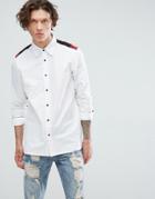 Dr Martens Paneled Shirt - White
