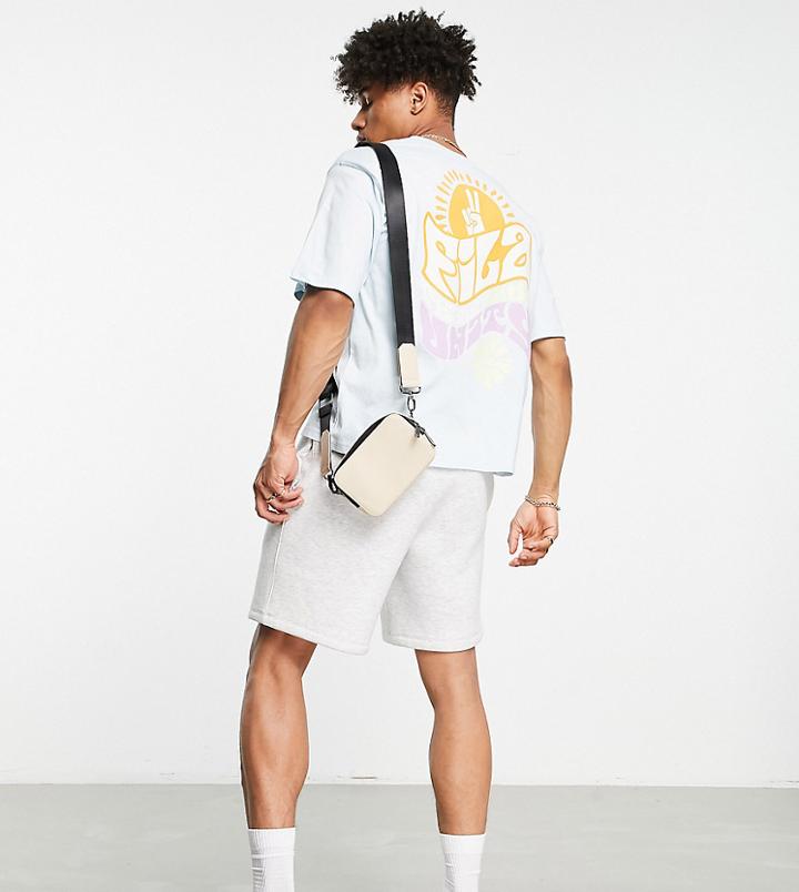 Fila Oversized T-shirt With Back Print In Blue - Exclusive To Asos