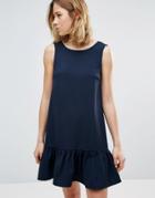 Vero Moda Gorm Drop Waist Dress - Navy