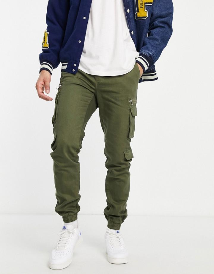 Bolongaro Trevor Viktor Cargo Pants In Khaki-green