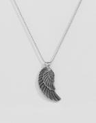 Seven London Silver Wing Necklace - Silver