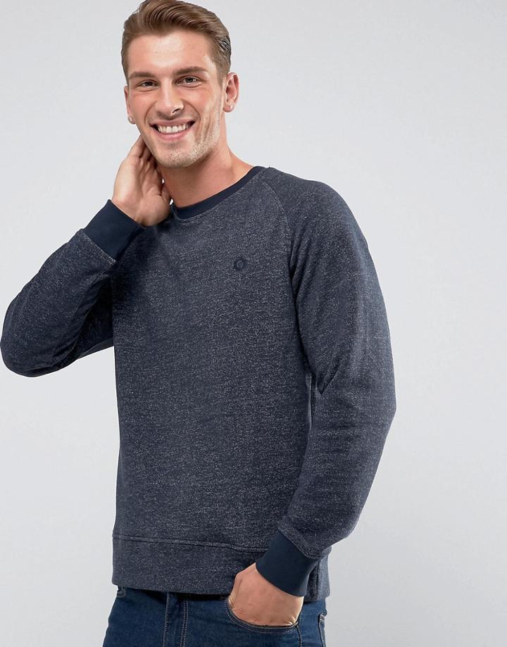 Jack & Jones Crew Neck Logo Sweatshirt - Navy