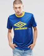 Umbro Retro T-shirt With Large Logo - Blue