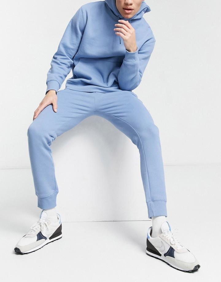 Topman Sweatpants In Blue - Part Of A Set-blues