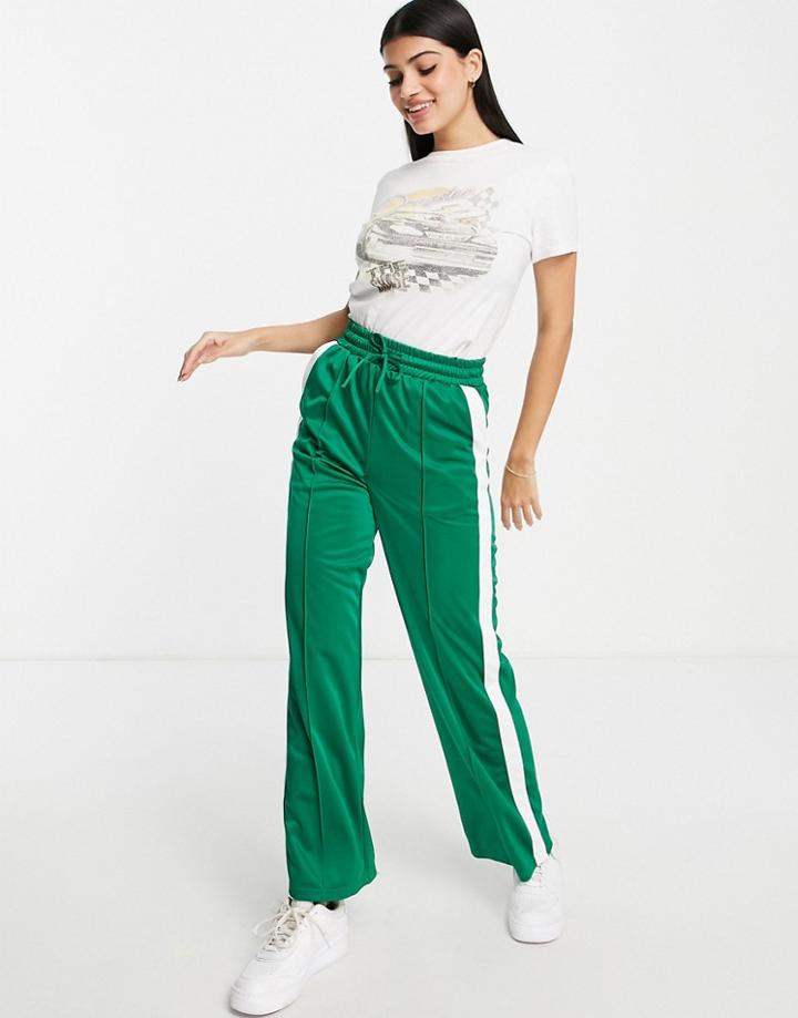 Monki Tracksuit Pants In Green - Part Of A Set