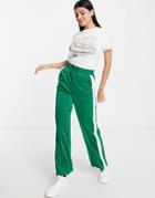 Monki Tracksuit Pants In Green - Part Of A Set
