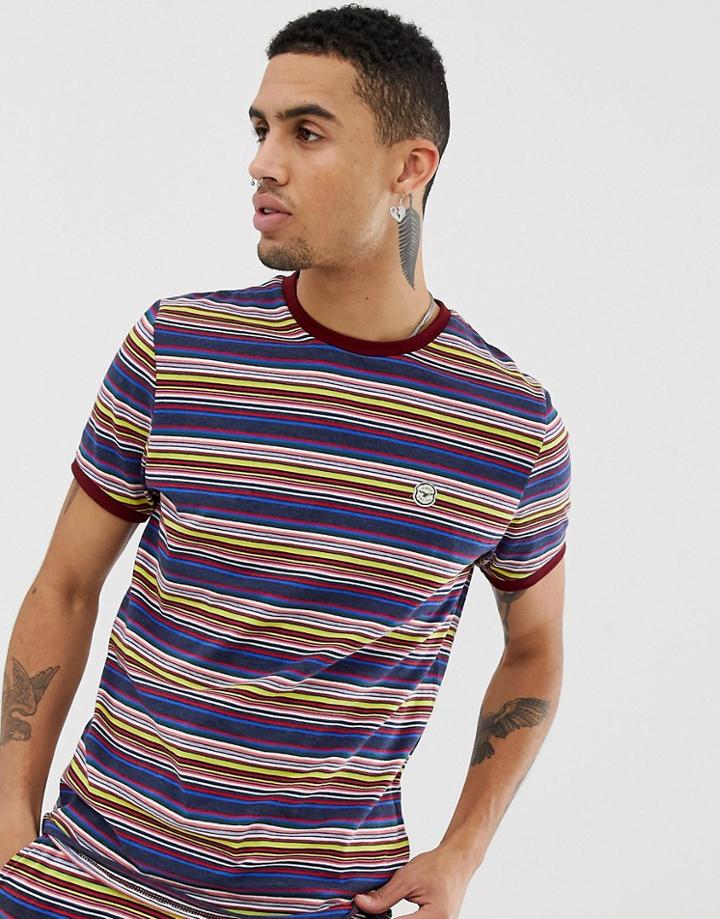 Le Breve Two-piece Stripe T-shirt - Gray