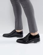 Aldo Berault Leather Toe Cap Shoes In Black - Black