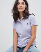 Abercrombie & Fitch Classic Polo Shirt - Purple