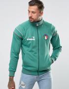 Diadora Track Jacket With Italia Logo - Green