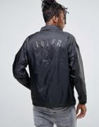 Poler Coach Jacket With Logo Back Print - Black