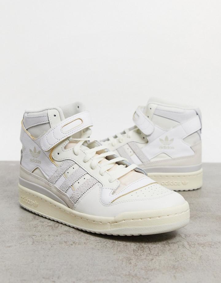 Adidas Originals Forum 84 Hi Top Sneakers In White