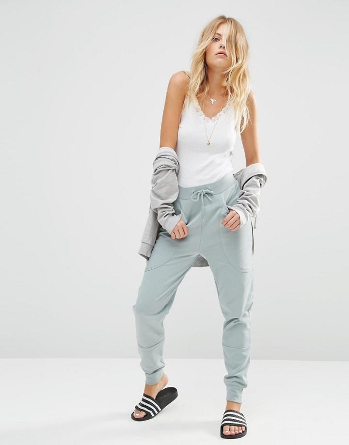 Asos Harem Joggers With Oversized Pockets - Teal
