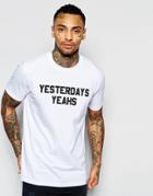 Carhartt Wip Yesterdays T-shirt With Back Print