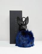 Kendall + Kylie Bambi Faux Fur Bag Charm - Blue