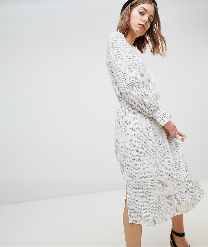 Vero Moda Aware Printed Shift Dress - Cream