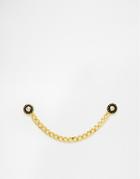 Asos Lion Collar Tips In Gold - Gold