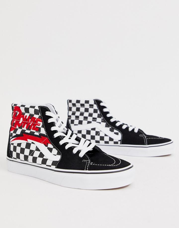 Vans X David Bowie Sk8-hi Sneakers In Black