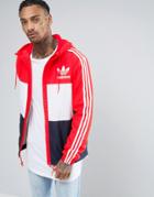 Adidas Originals Clfn Windbreaker In Red Bk5939 - Blue