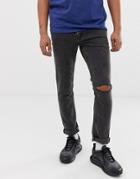 Cheap Monday Sonic Slim Fit Jeans In Slash Black