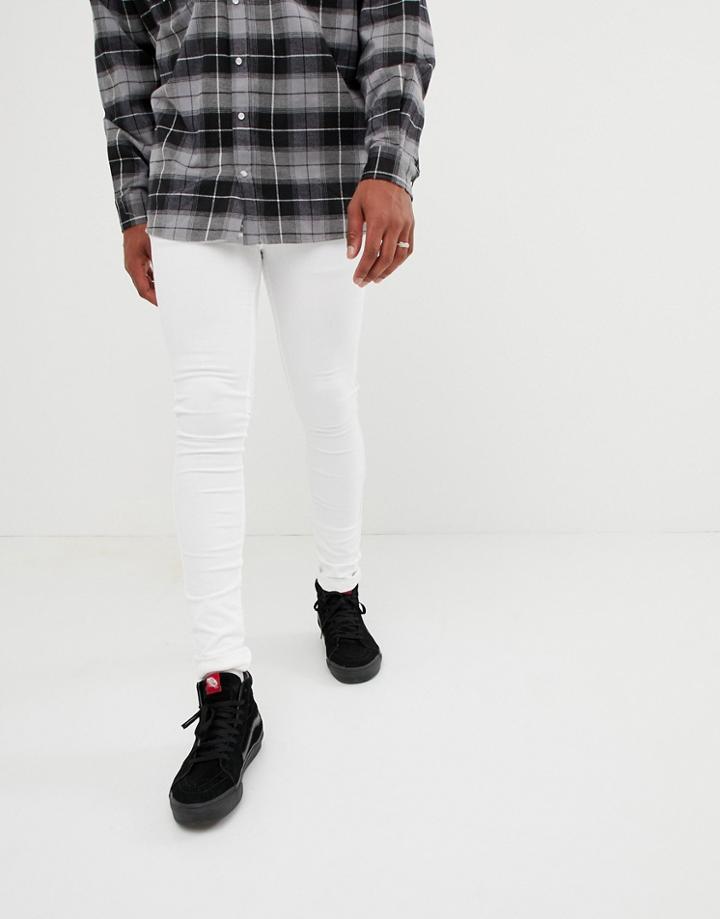 Dr Denim Kissy Extreme Muscle Fit Jean In White - White