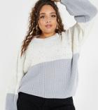 In The Style Plus X Jac Jossa Knitted Color Block Sweater-multi