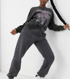 Missguided Oversized Sweatpants In Washed Gray Set-grey