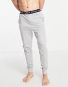 Farah Zahar Jersey Lounge Pant In Gray