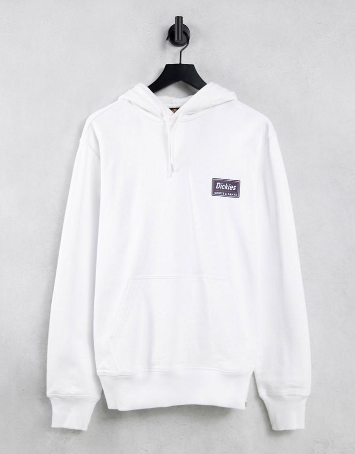 Dickies Harrison Back Print Hoodie In White