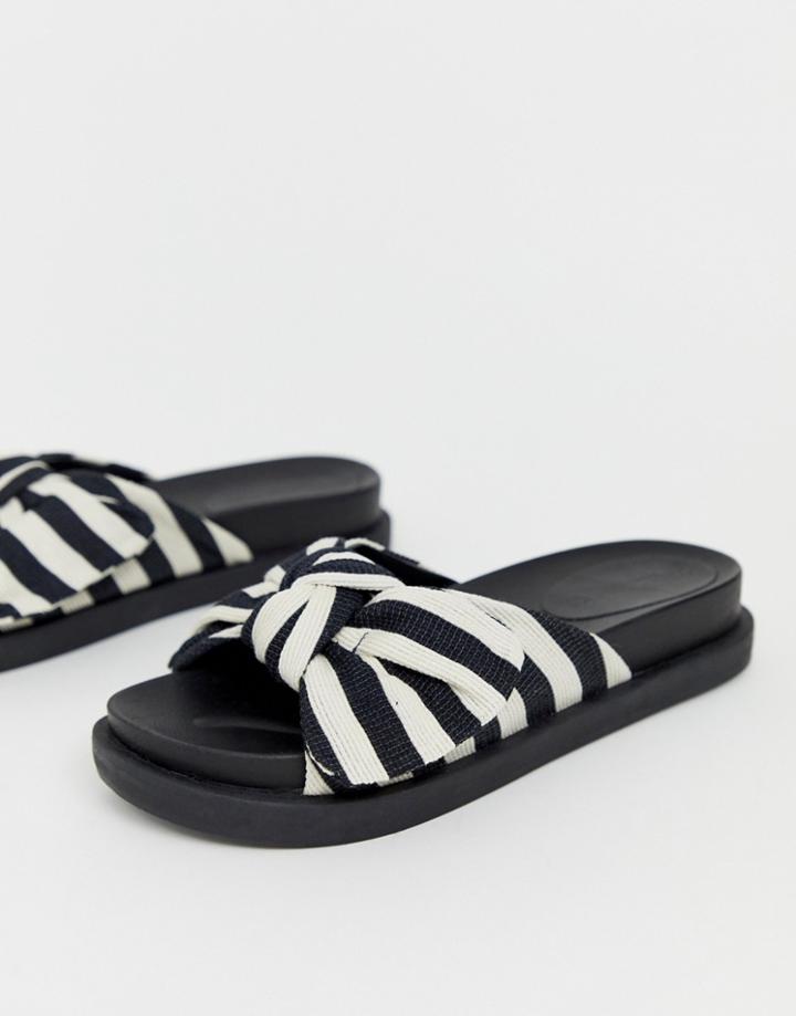 Truffle Collection Bow Slides - Multi
