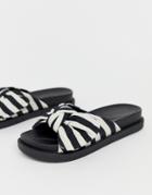 Truffle Collection Bow Slides - Multi