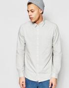 Cheap Monday Shirt Bolt Oxford One Pocket In Dirty White - Dirty White