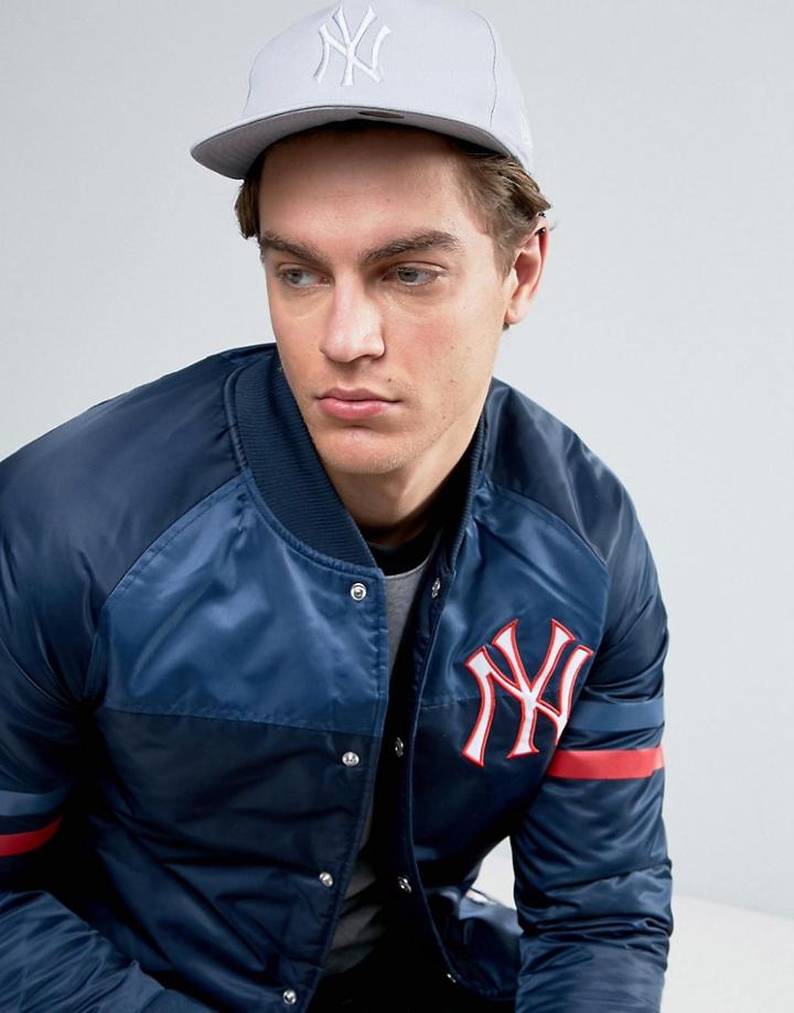 New Era 9fifty Snapback Cap Unstructured Ny Yankees - Gray