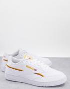 Reebok Club C 85 Sneakers In White And Yellow