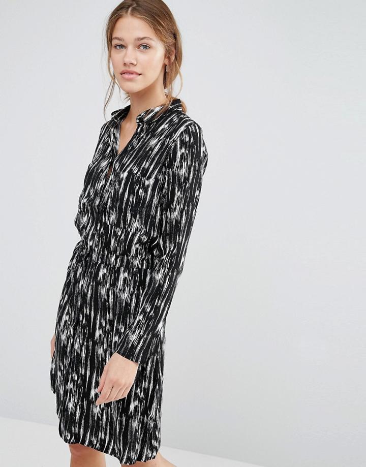 Just Female Lumina Shirt Dress - Black