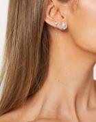 Krystal Swarovski Teardop Crystal Earrings-clear
