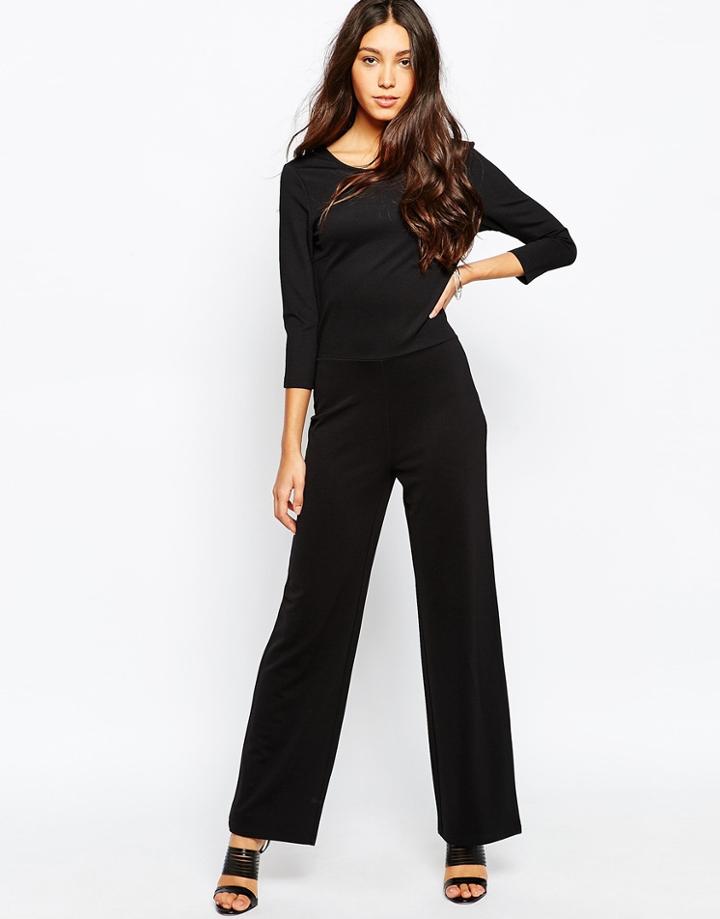 Vila Tailored Jumpsuit - Black