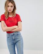 Pepe Jeans Heritage Logo T-shirt - Red